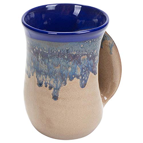 Handwarmer Mug, Left Handed - Cobalt Canyon - Click Image to Close